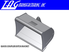 TAG quick coupler Ditch Bucket with 1.25