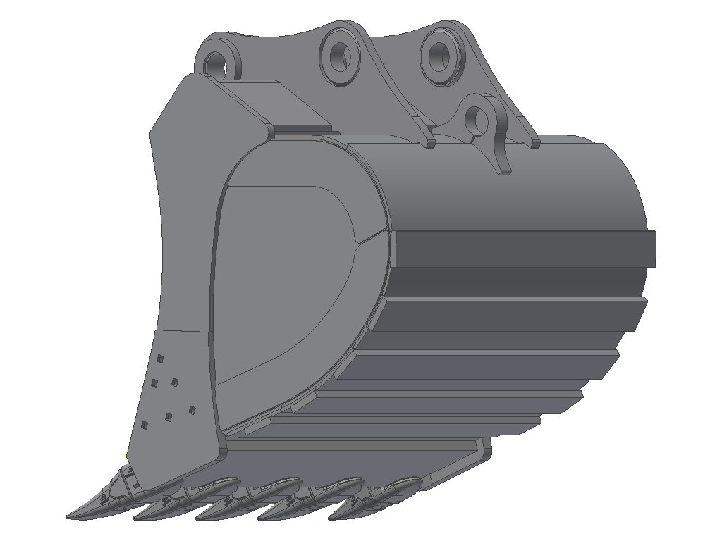 TAG Rock Buckets for 33000 - 40000 lbs. Excavators