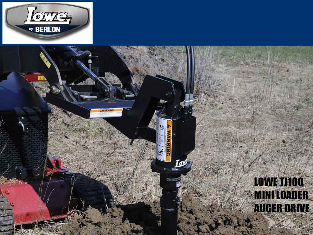 Accionamiento de sinfín BERLON LOWE TJ-100 para minicargadoras