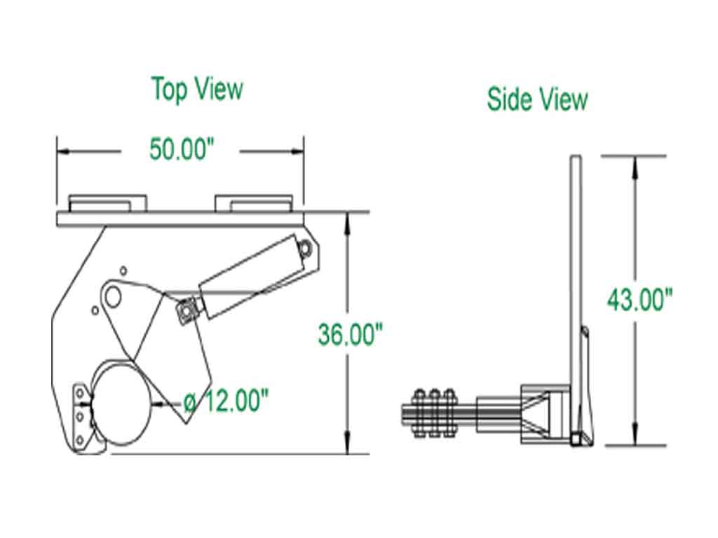 CID X-treme Tree Shear for skid steer