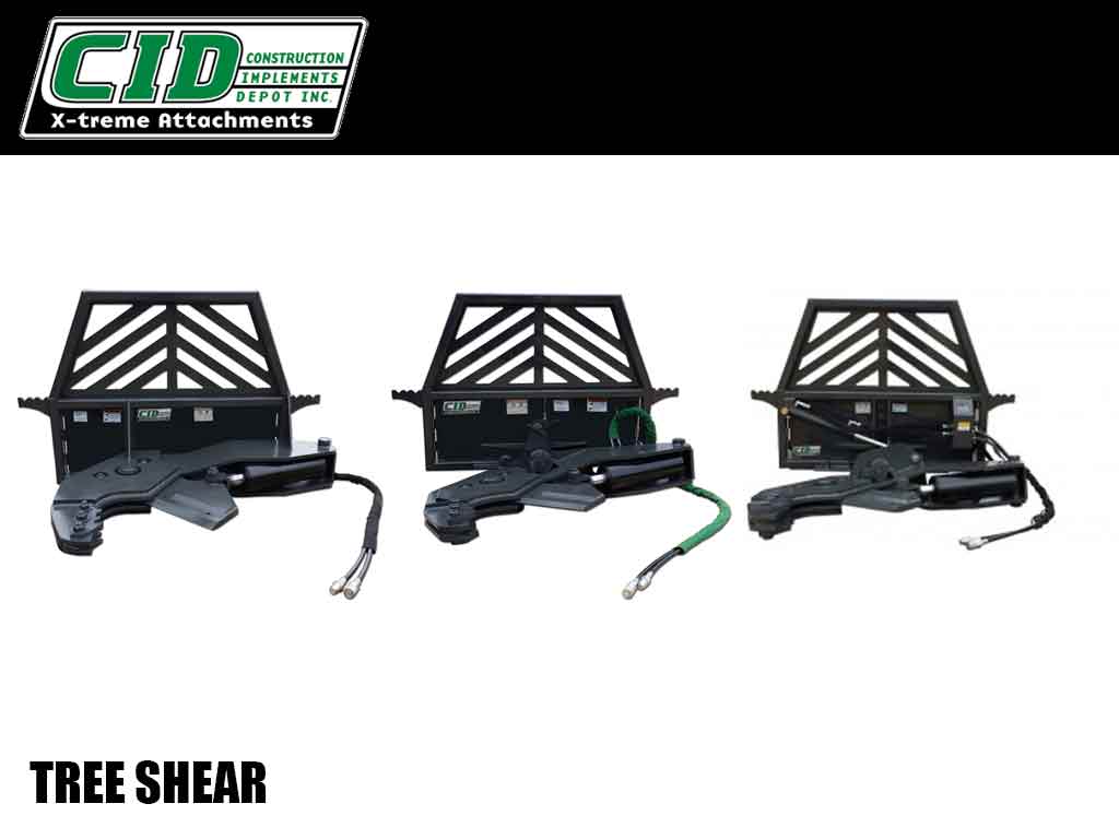 CID X-treme Tree Shear for skid steer