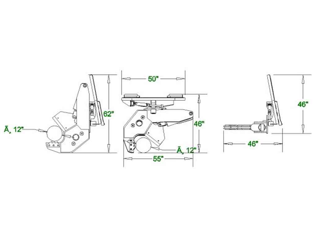 CID X-treme Tree Shear for skid steer