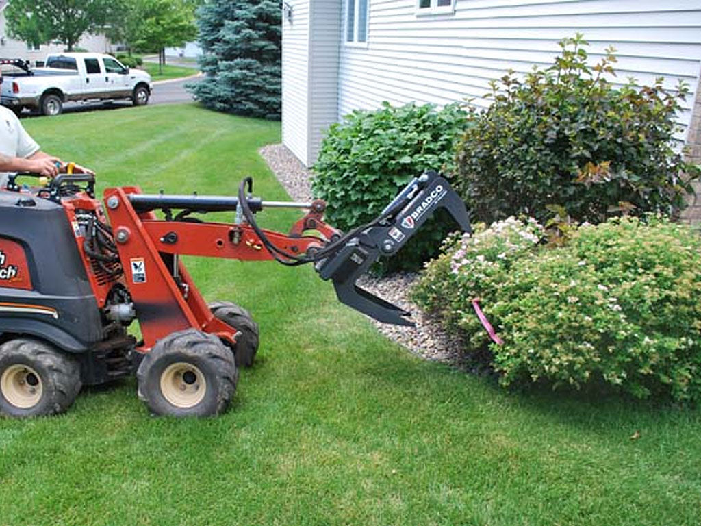 BRADCO TSG10 tree and shrub grapple for mini loader