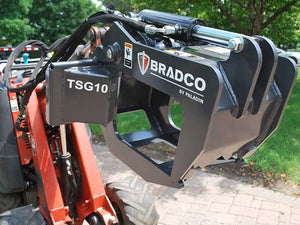 BRADCO TSG10 tree and shrub grapple for mini loader