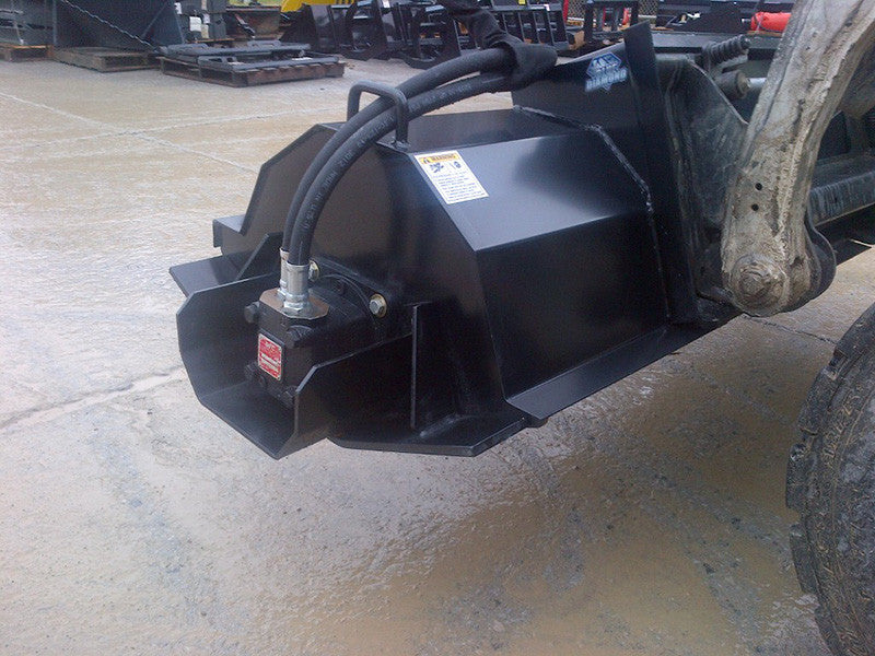 BLUE DIAMOND tiller for machines with universal skid steer mount