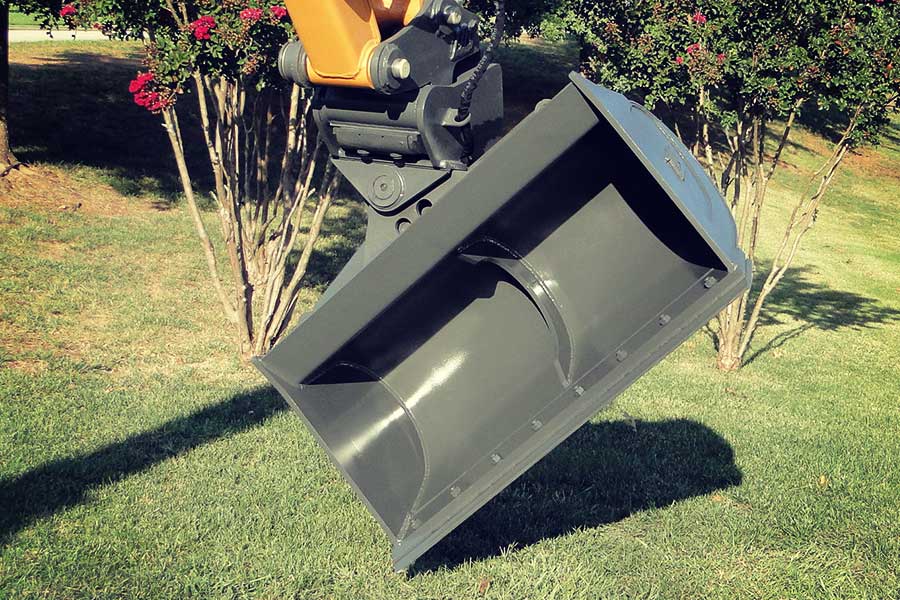 TAG tilt bucket for excavators pin on mountings