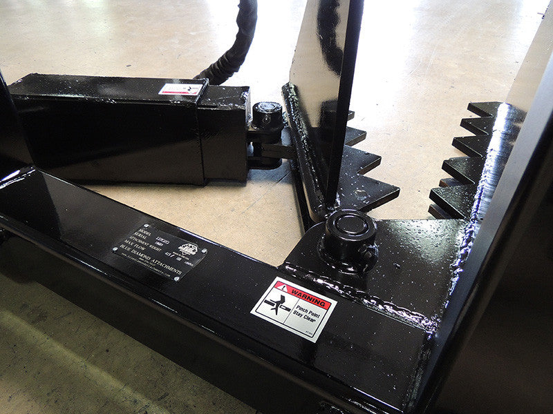 BLUE DIAMOND tree puller for skid steer loader