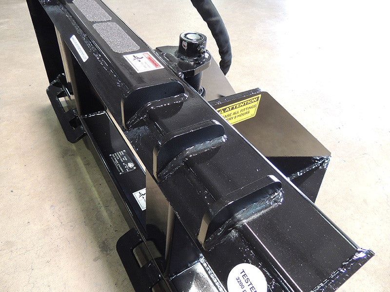 BLUE DIAMOND tree puller for skid steer loader