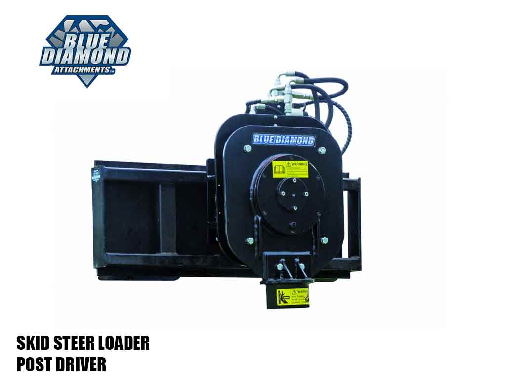 Destornillador de postes BLUE DIAMOND para minicargadora