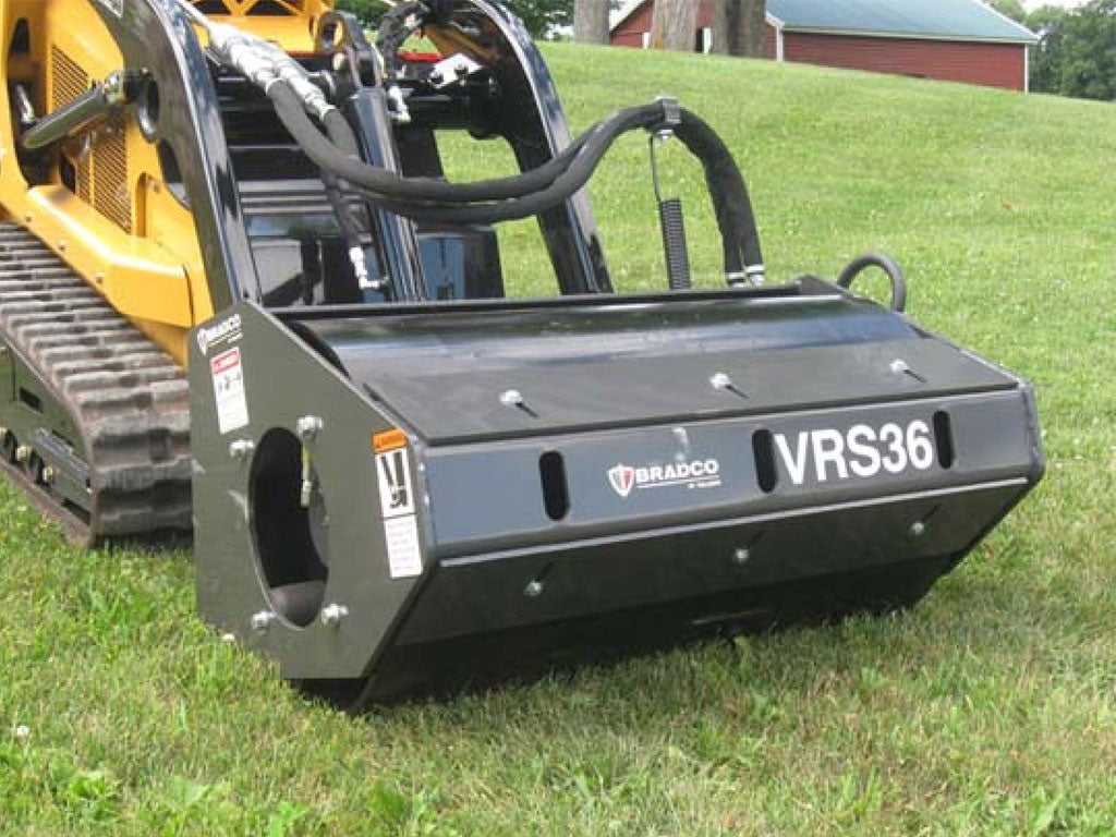 BRADCO vibratory roller mini loader