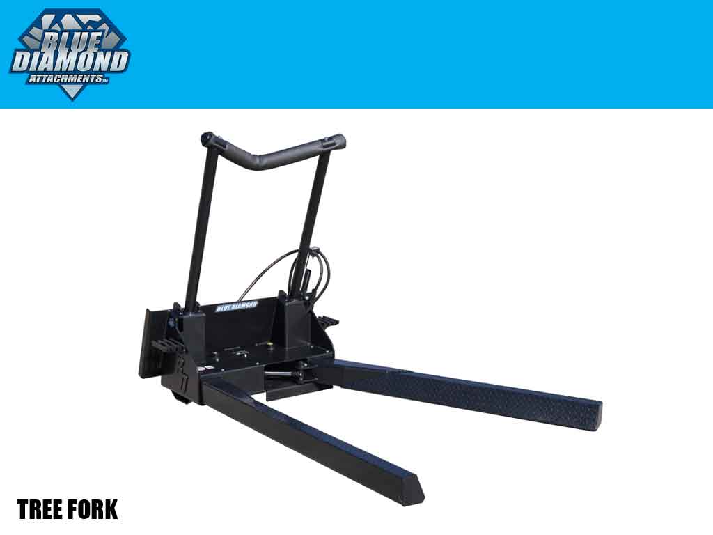 BLUE DIAMOND Nursery Tree Fork for skid steer