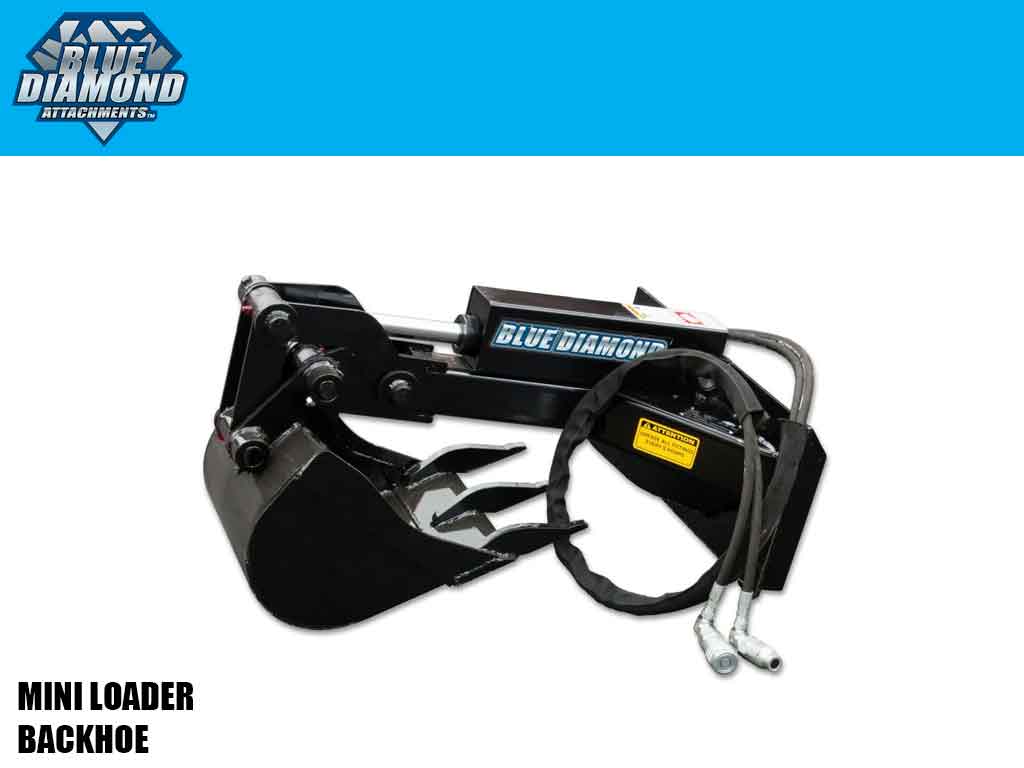 BLUE DIAMOND mini loader backhoe