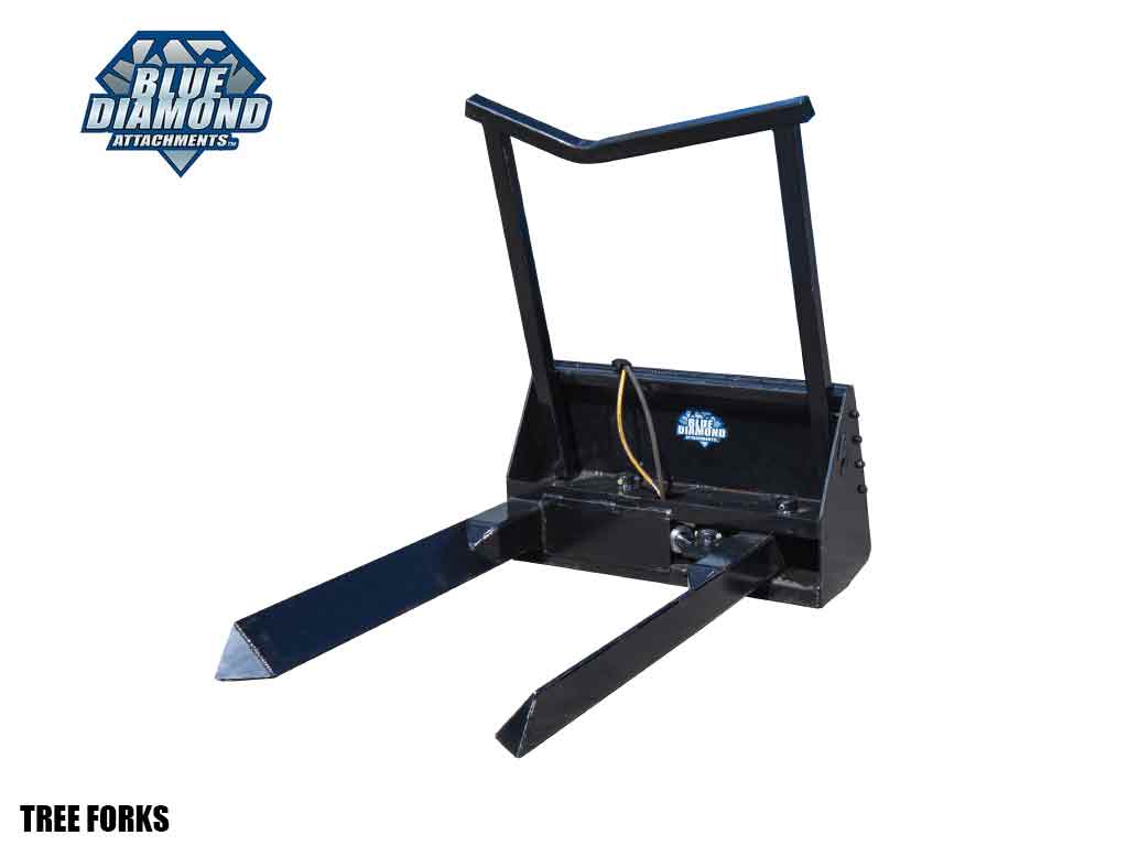 BLUE DIAMOND tree forks for mini loaders