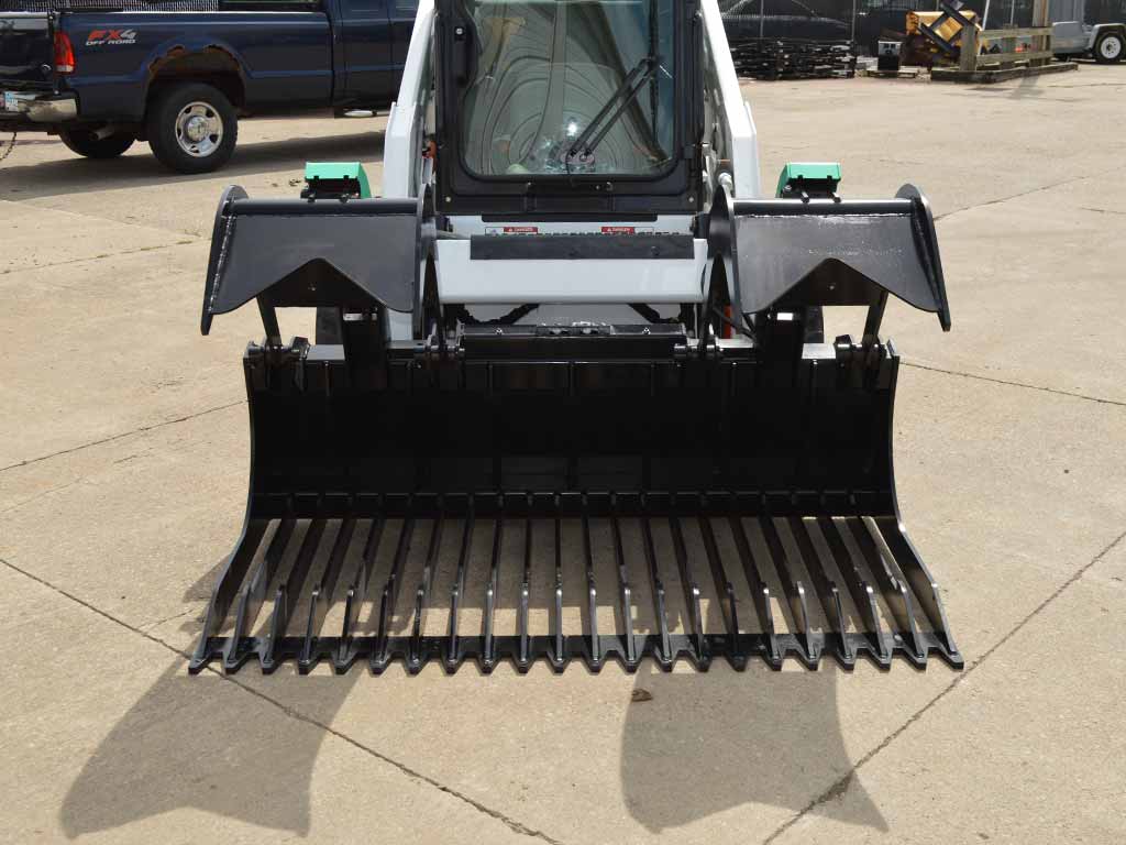 SPIDER extreme duty rock bucket grapple