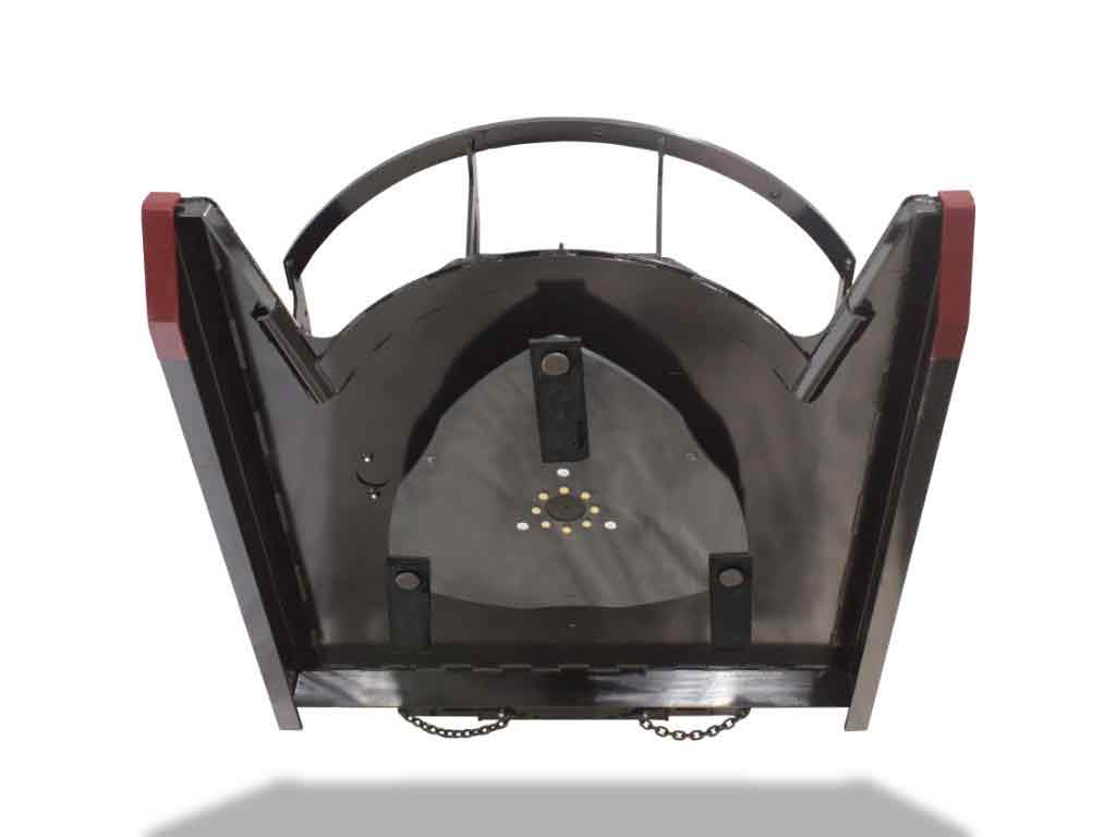 Desbrozadora rotativa Virnig V50 con cubierta frontal abierta