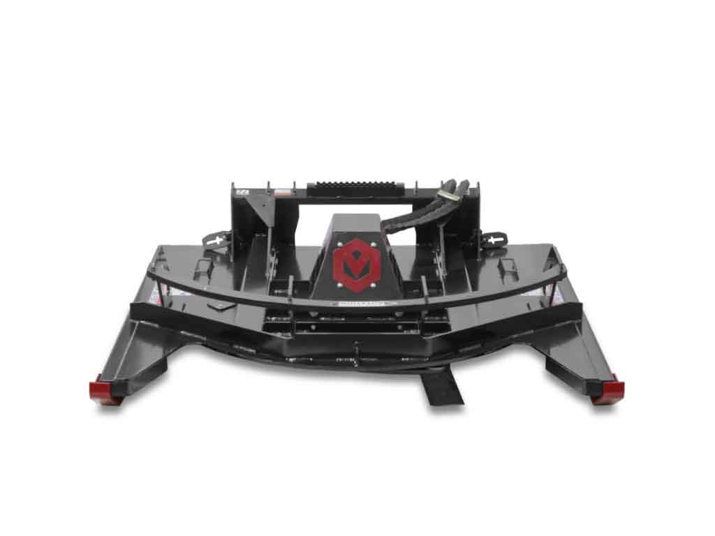 Desbrozadora rotativa Virnig V50 con cubierta frontal abierta