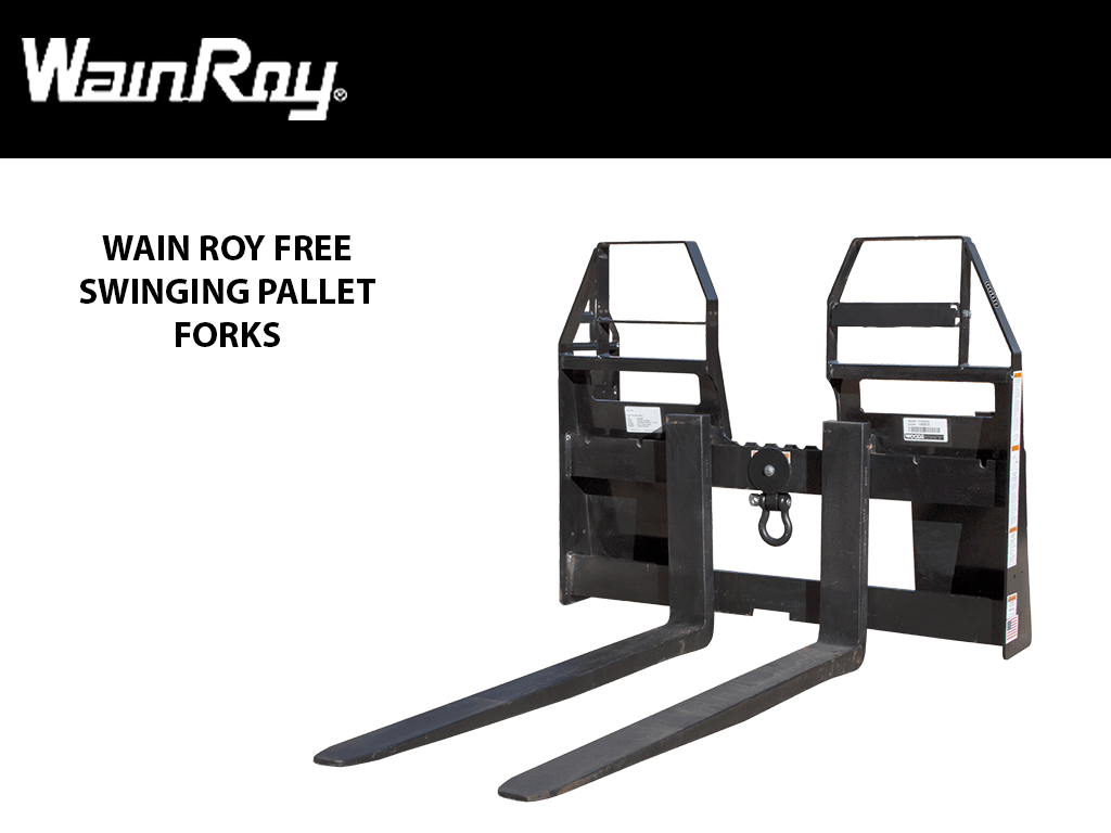 WAIN ROY General Purpose free Swinging Pallet Forks - Full height Walk through frame