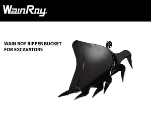 WAIN ROY Ripper Buckets for 12MT Excavators 20,000 - 30,000 lbs.