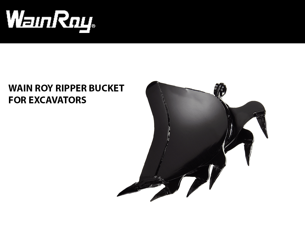 WAIN ROY Ripper Buckets for 20MT Excavators 41,000 - 52,000 lbs.