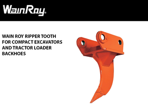 WAIN ROY Ripper Tooth / Frost Rippers for Mini Excavators and TLB