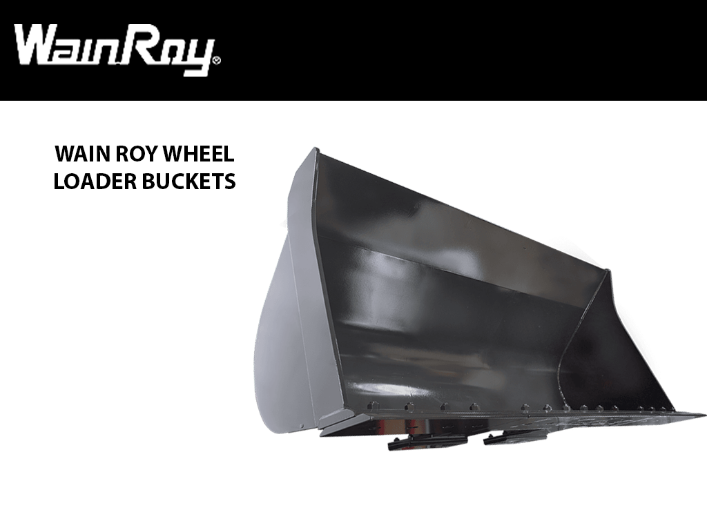 WAIN ROY General Purpose Buckets for Wheel Loader, Class 1 (0.75 - 1.50 cu. yd.)