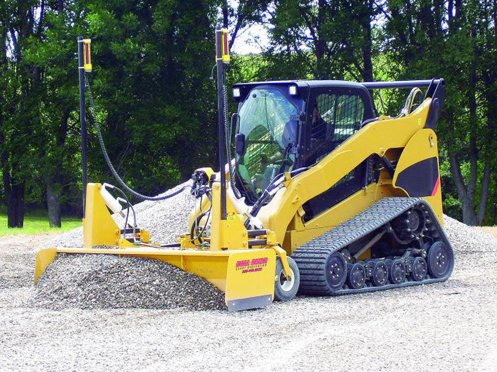 Laser Dozer HITCHDOC dual dozer grading box for skid steer loader (NO LASER EQUIPM
