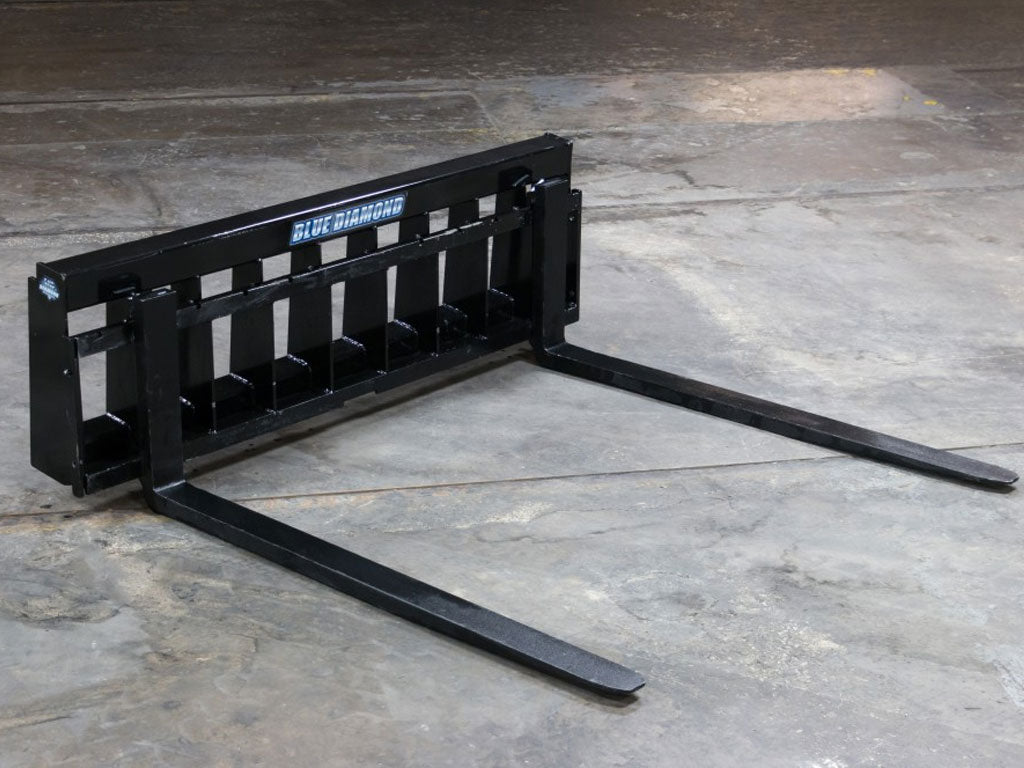 BLUE DIAMOND PALLET FORKS, WIDE FRAME (TRACTOR)