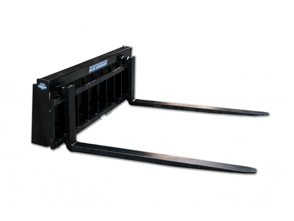 BLUE DIAMOND PALLET FORKS, WIDE FRAME (TRACTOR)