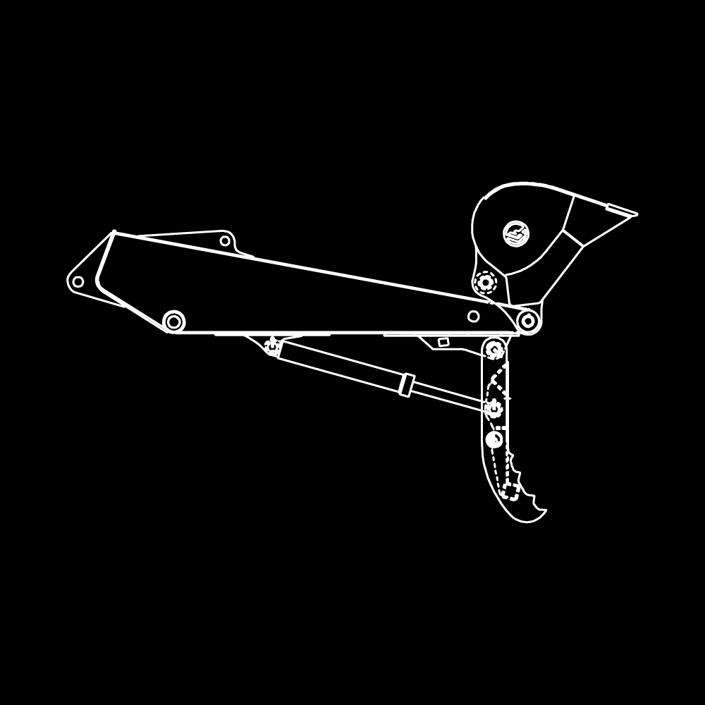 WAIN ROY Soldadura en pulgar hidráulico para excavadoras y TLB