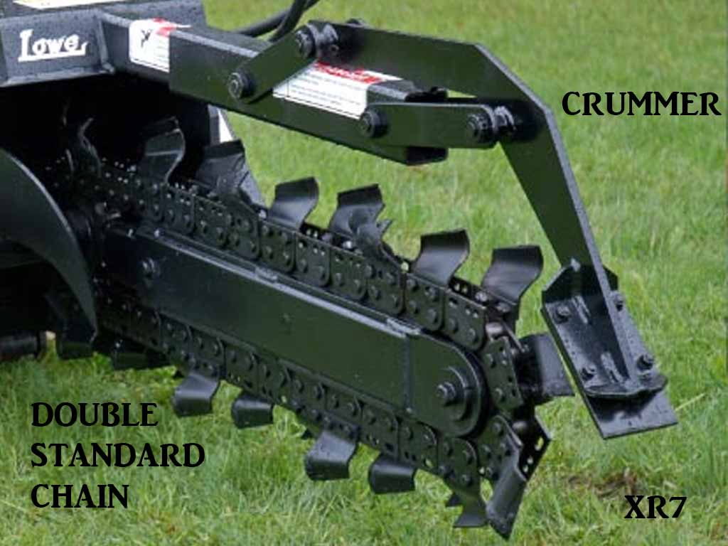 LOWE XR7 trencher for mini loader