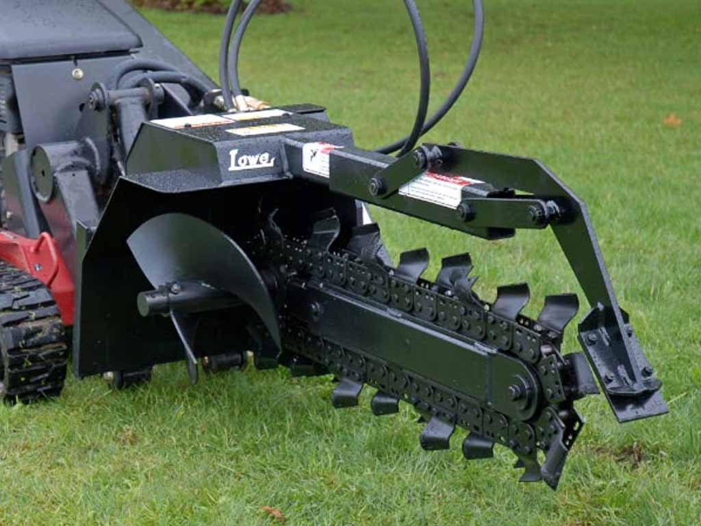 LOWE XR7 trencher for mini loader