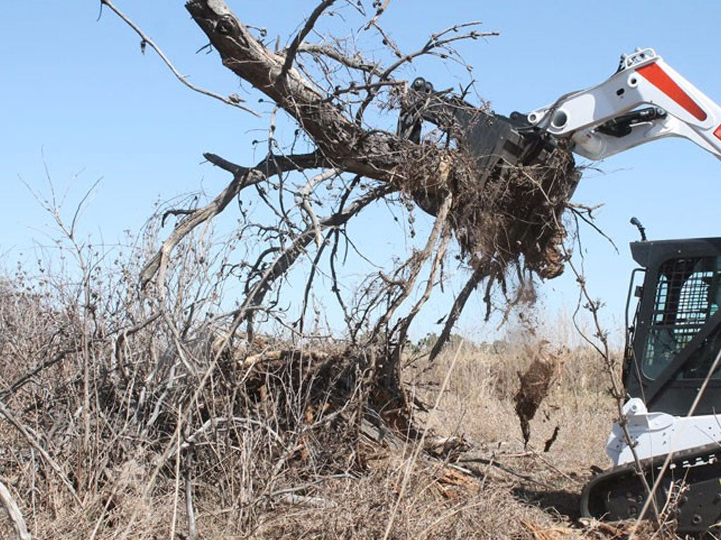 Pinza rastrillo Virnig V60 para minicargadora