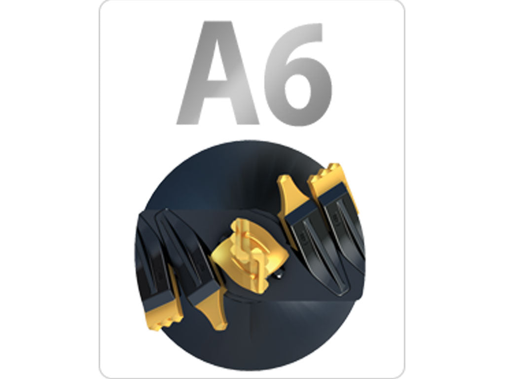 DIGGA A6, RC6 & DR6,  GENERAL PURPOSE & ROCK BITS - 9000 TO 30000 LB