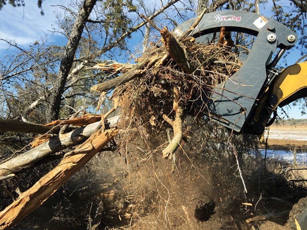 Pinza rastrillo Virnig V60 para minicargadora