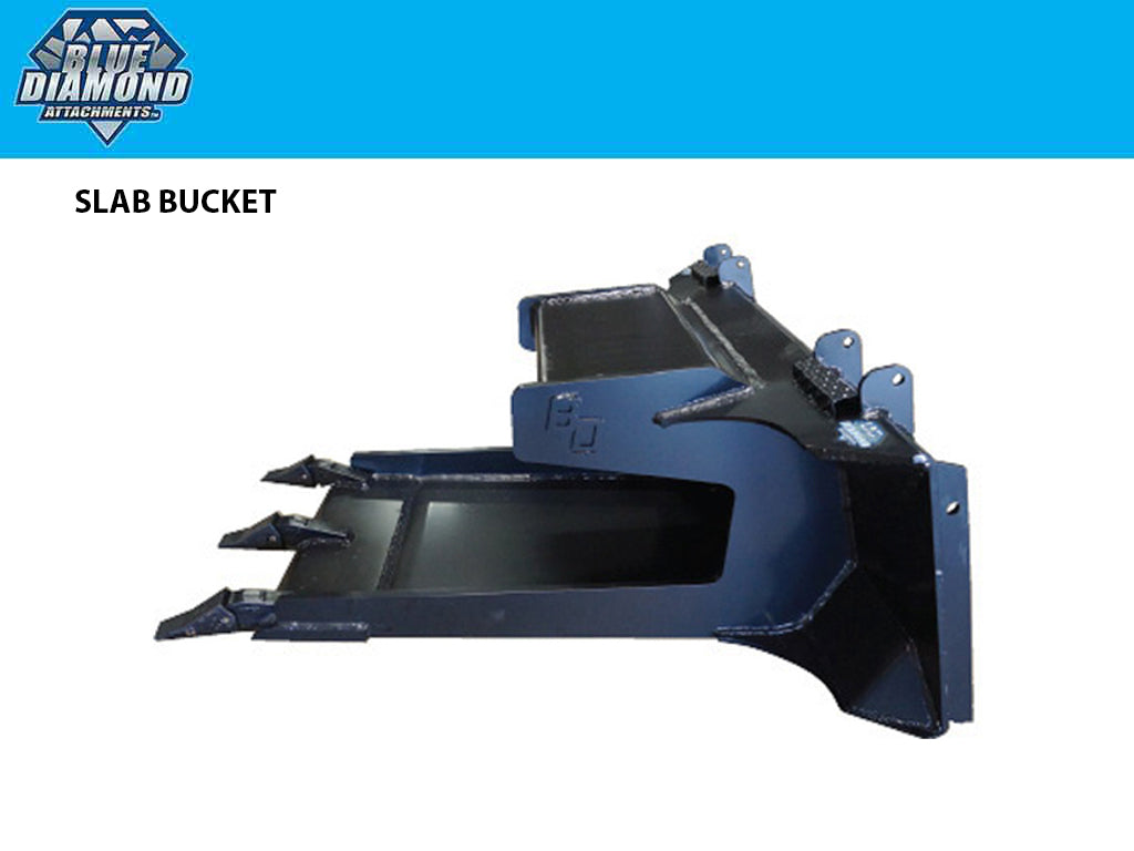 BLUE DIAMOND slab bucket for skid steer loaders