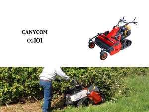 Canycom CG 101 walk behind flail mower