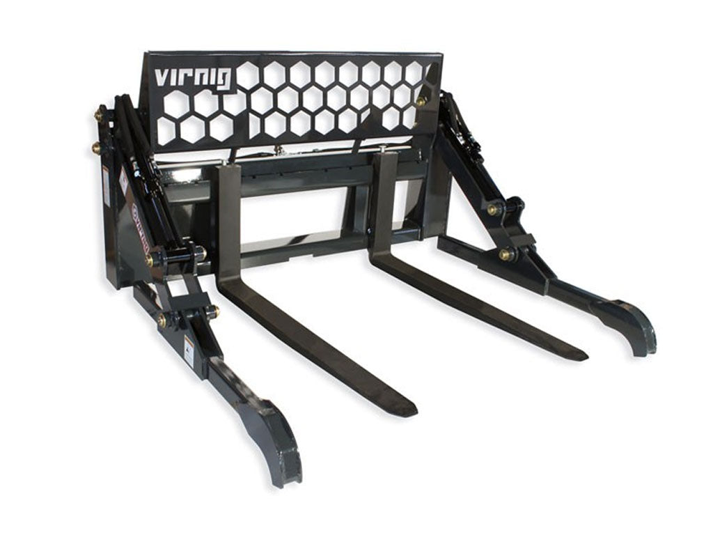 Virnig V60 Two-Cylinder Pipe and mat Pallet Fork Grapple
