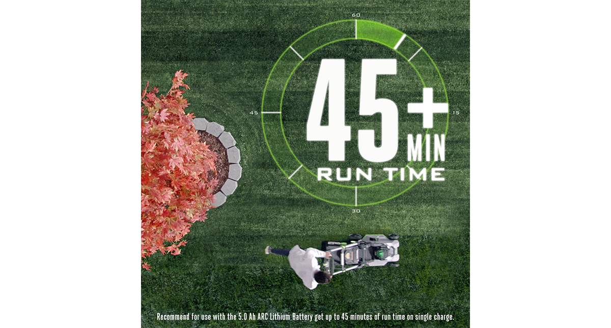 EGO power plus 21" battery powered mower