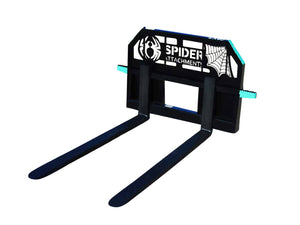 SPIDER extreme duty frame pallet forks for skid steer