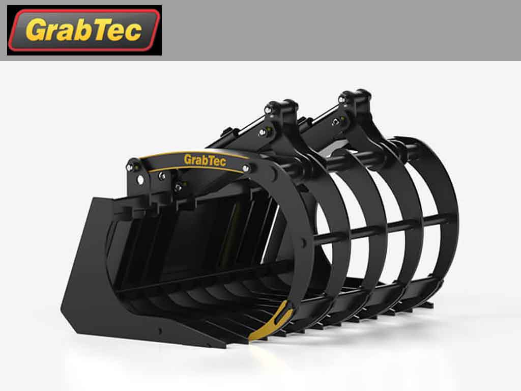 Garra de demolición GrabTech GDX para minicargadora