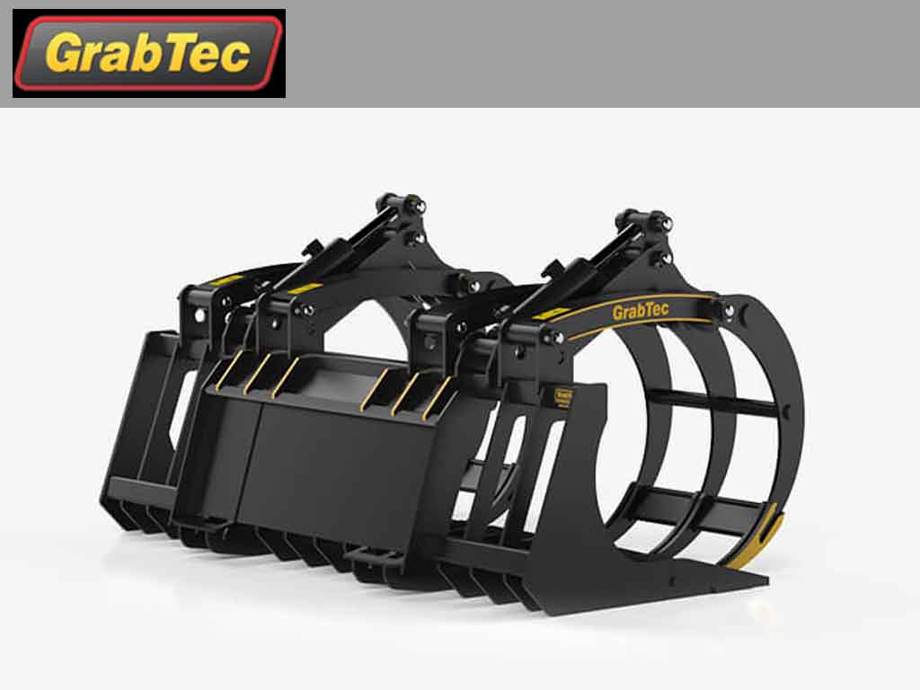 Garra de demolición GrabTech GDX para minicargadora