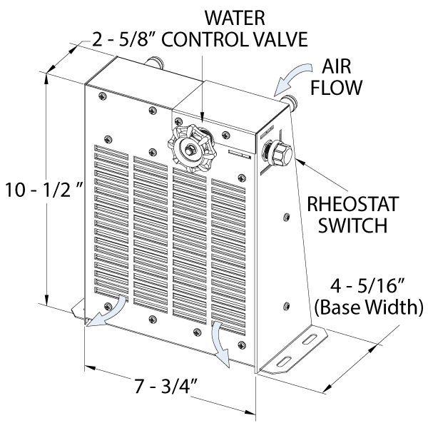 MESA FLOOR MOUNT HEATER
