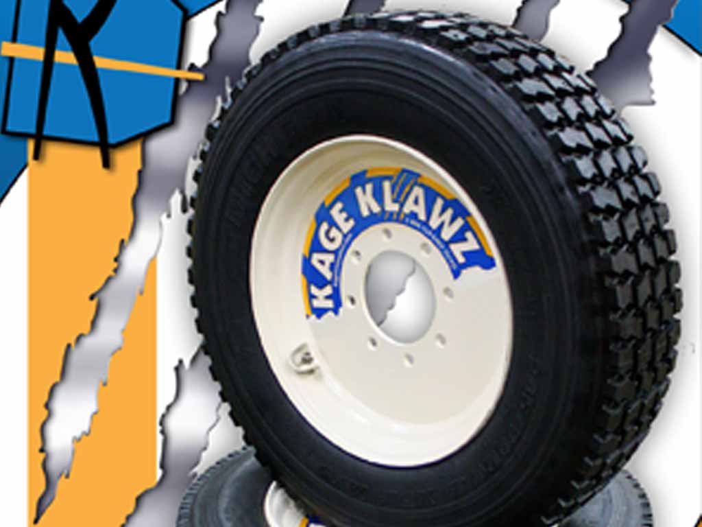 KAGE KLAWZ SNOW TIRES & RIMS (SSL)