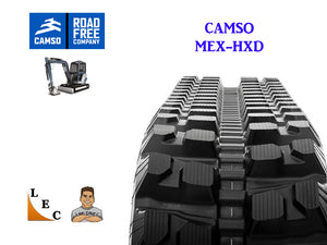 CAMSO HXD SERIES RUBBER TRACK, OEM 250X37X109 AFTERMARKET 300X52.5X76 CAT 302.4D (EXC)