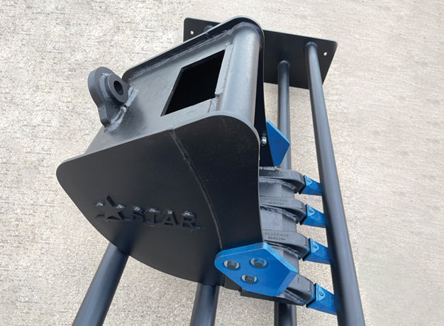 Stackable Mini X Bucket Rack STAR mini Excavator bucket