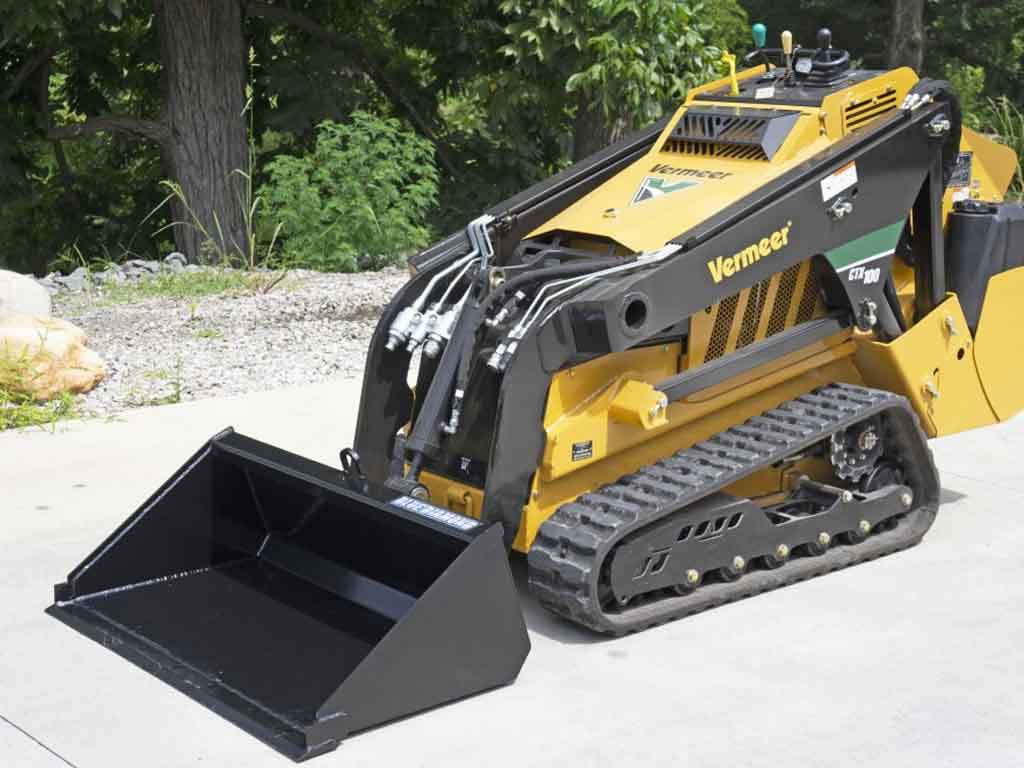 Durable Blue Diamond Low Profile Buckets for Mini Loaders