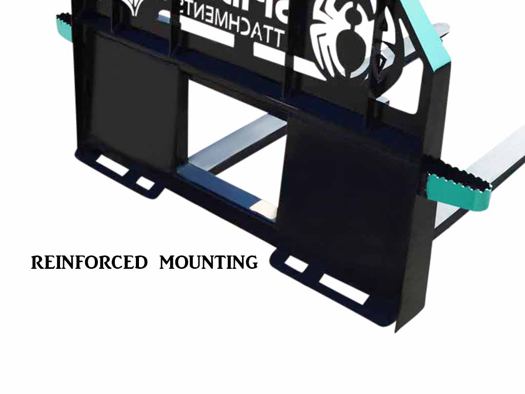 Horquillas para paletas con marco de servicio extremo SPIDER para minicargadora