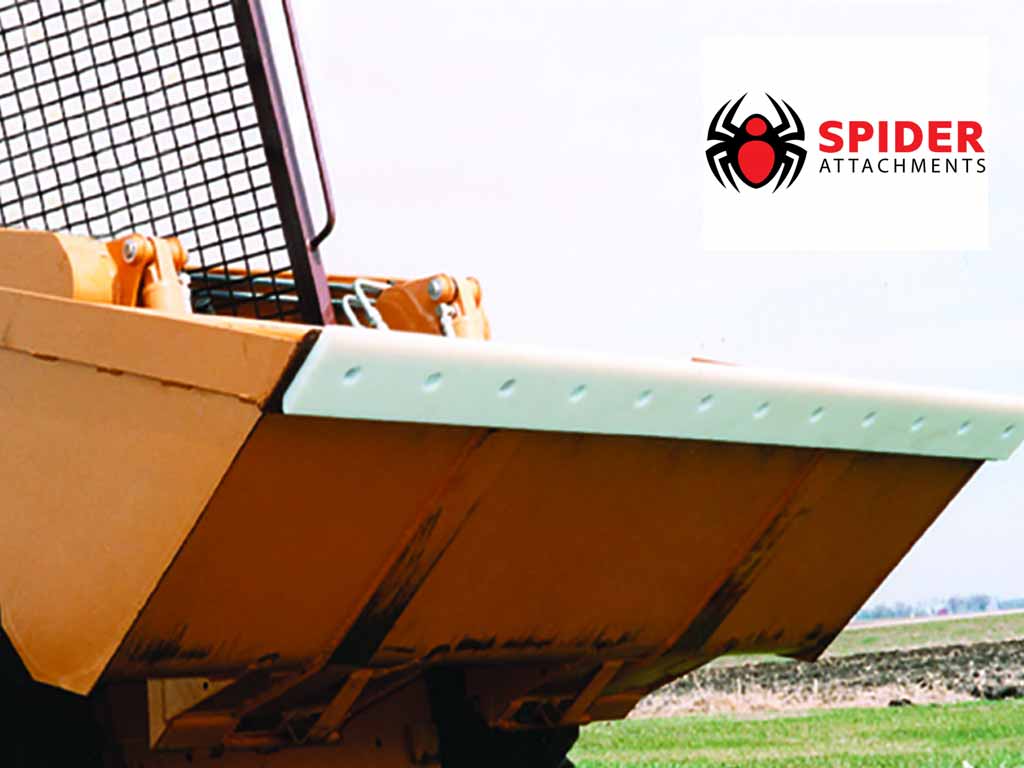 SPIDER POLY CUTTING EDGES FOR SKID STEER BUCKETS