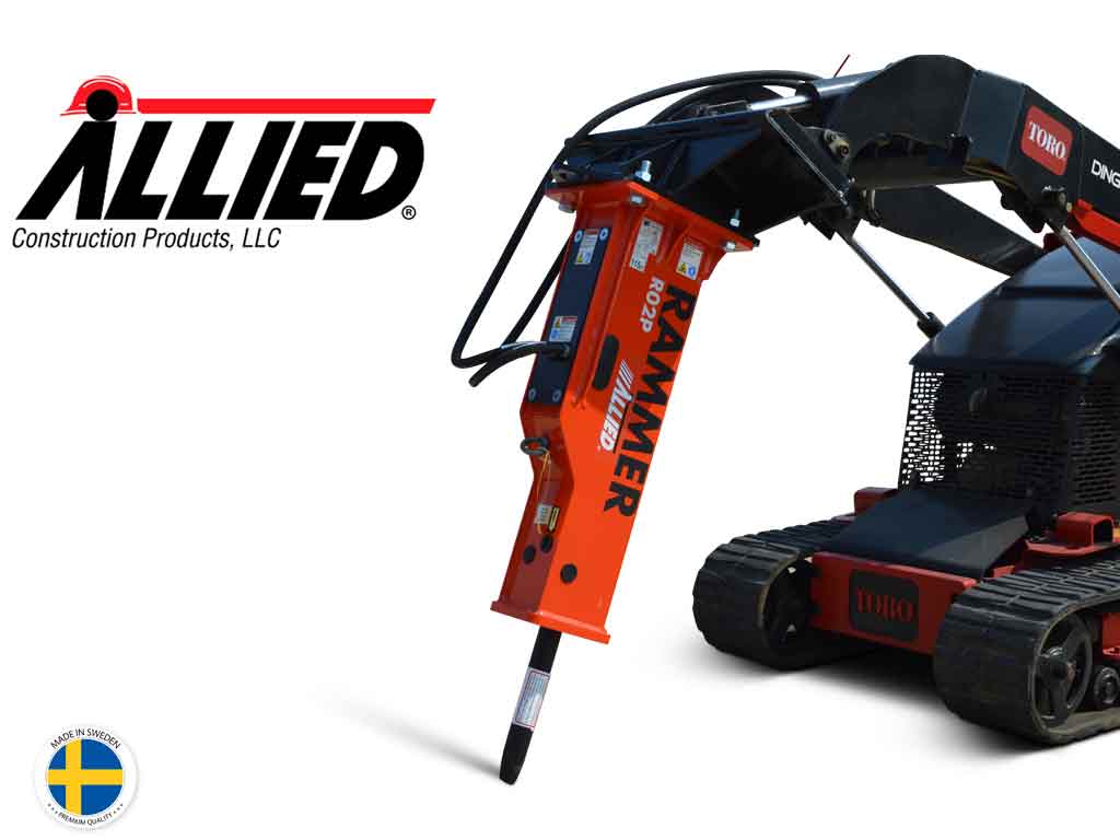 ALLIED R03P hydraulic hammer for mini loaders- limited availability