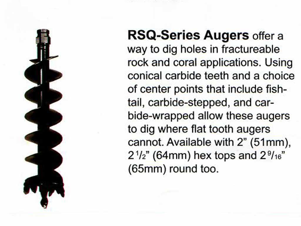 BERLON LOWE 4' auger bits